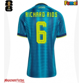 Columbia Richard Rios #6 Echipament de Fotbal Replică Mondial 2026 Femei Deplasare